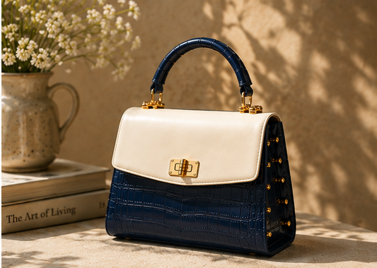 The Cortona Navy & Ivory